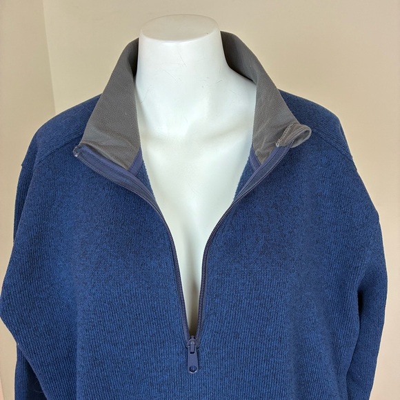 Life Is Good Blue and Gray Knit Pullover-Sz M - Picture 13 of 13